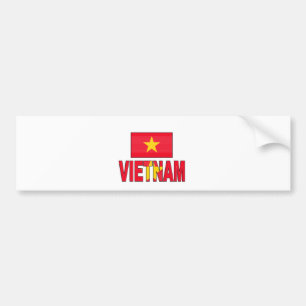 Pegatina Para Coche Bandera de Vietnam