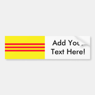 Pegatina Para Coche Bandera de Vietnam del sur