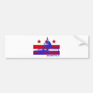 Pegatina Para Coche Bandera de Washington DC