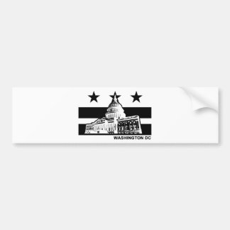 Pegatina Para Coche Bandera de Washington DC