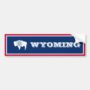 Pegatina Para Coche Bandera de Wyoming