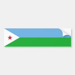 Pegatina Para Coche Bandera de Yibuti