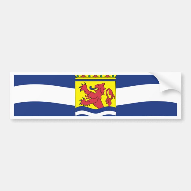 Pegatina Para Coche Bandera de Zelanda (Frente)