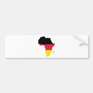 Pegatina Para Coche bandera del alemán del icono de África