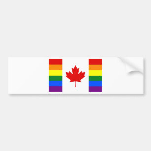 Pegatina Para Coche Bandera del arco iris de Canadá