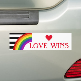 Pegatina Para Coche Bandera del Arcoíris de Orgullo Aliado