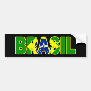 Pegatina Para Coche Bandera del Brasil