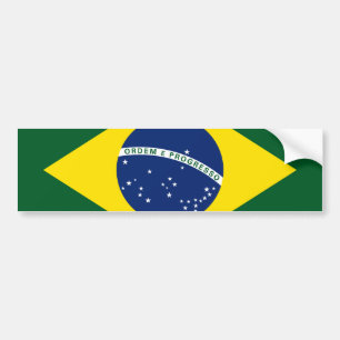 Pegatina Para Coche Bandera del Brasil