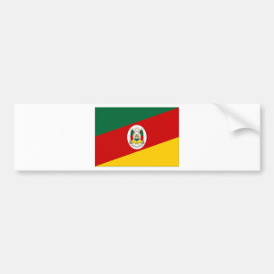Pegatina Para Coche Bandera del Brasil Río Grande del Sur