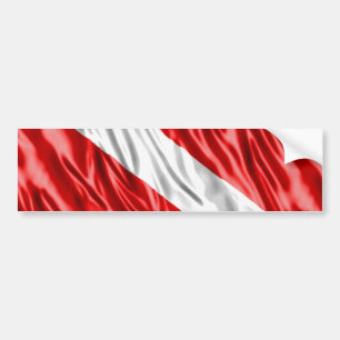 Pegatina Para Coche Bandera del buceador