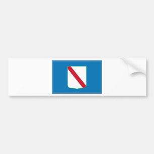 Pegatina Para Coche Bandera del Campania (Italia)