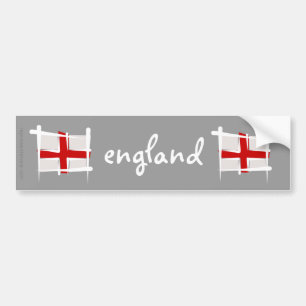 Pegatina Para Coche Bandera del cepillo de Inglaterra