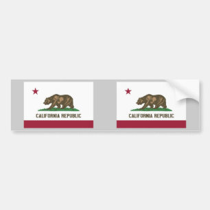 Pegatina Para Coche Bandera del estado de California