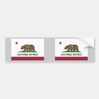 Pegatina Para Coche Bandera del estado de California