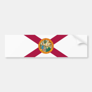 Pegatina Para Coche Bandera del estado de Florida