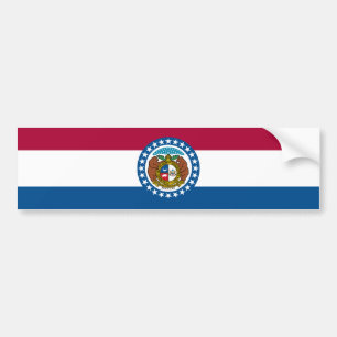 Pegatina Para Coche Bandera del Estado de Misuri