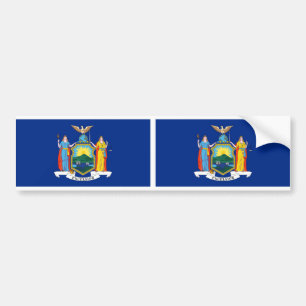Pegatina Para Coche Bandera del estado de Nueva York