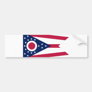 Pegatina Para Coche Bandera del Estado de Ohio
