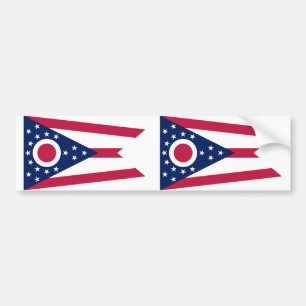 Pegatina Para Coche Bandera del Estado de Ohio