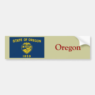 Pegatina Para Coche Bandera del estado de Oregon