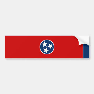 Pegatina Para Coche Bandera del estado de Tennessee