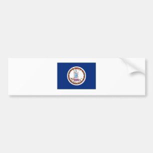 Pegatina Para Coche Bandera del estado de Virginia