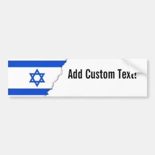 Pegatina Para Coche Bandera del israelí