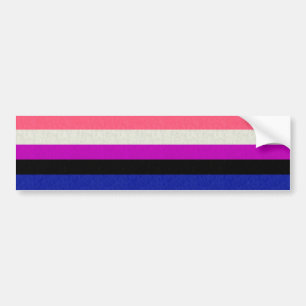 Pegatina Para Coche Bandera del líquido del género