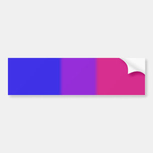 Pegatina Para Coche Bandera del Orgullo Bisexual Caída Versión 2