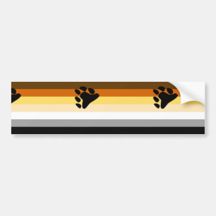 Pegatina Para Coche Bandera del Orgullo de Osos