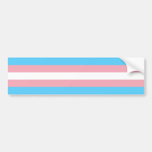 Pegatina Para Coche Bandera del orgullo del transexual - arco iris del