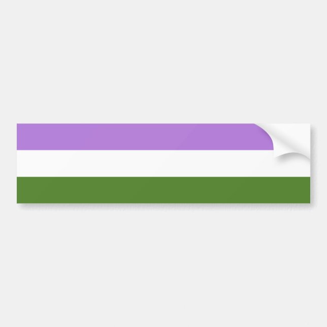 Pegatina Para Coche Bandera del orgullo gay (Frente)