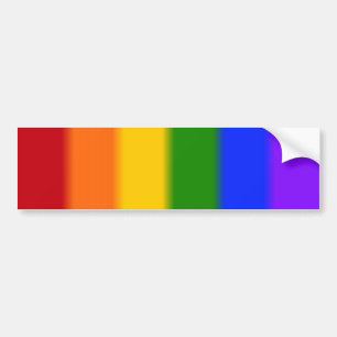 Pegatina Para Coche Bandera del orgullo gay caído versión 2