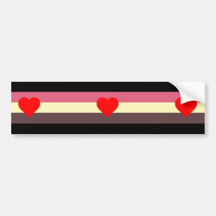 Pegatina Para Coche Bandera del orgullo gordo