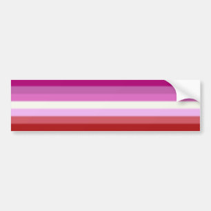 Pegatina Para Coche Bandera del orgullo lésbico caído