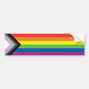 Pegatina Para Coche Bandera del Orgullo LGBTQ Incluido