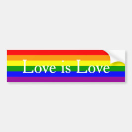 Pegatina Para Coche Bandera del orgullo LGBTQIA+ colores arcoiris