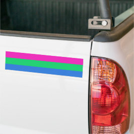 Pegatina Para Coche Bandera del Orgullo Polisexual