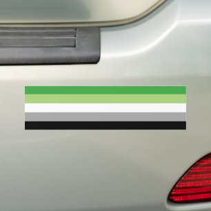Pegatina Para Coche Bandera del orgullo romántico LGBTQ