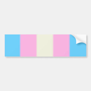 Pegatina Para Coche Bandera del Orgullo Transgénero Falln Versión 2