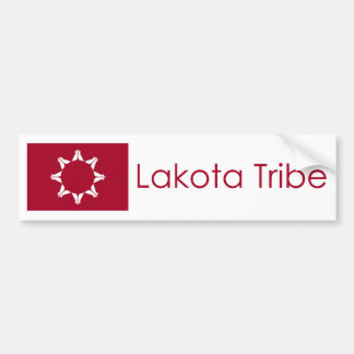 Pegatina Para Coche Bandera del pino Ridge de Lakota