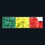 Pegatina Para Coche Bandera del rasta del vintage<br><div class="desc">Hola,  este diseño representa los colores de Rasta,  era haber envejecido y stylized poco para su felicidad más grande.</div>