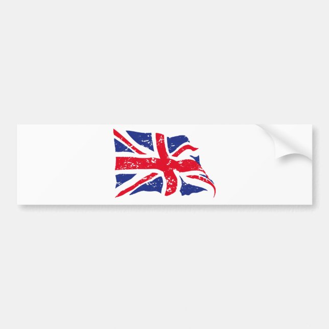 Pegatina Para Coche Bandera del Reino Unido (Frente)