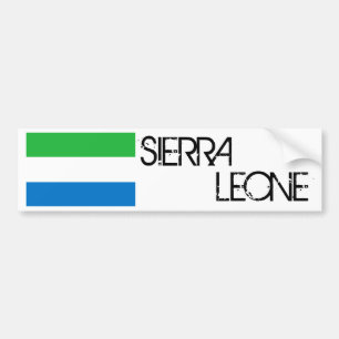Pegatina Para Coche Bandera del Sierra Leone