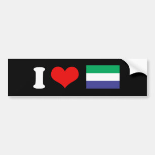 Pegatina Para Coche Bandera del Sierra Leone