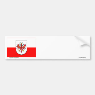 Pegatina Para Coche Bandera del Tyrol, Austria