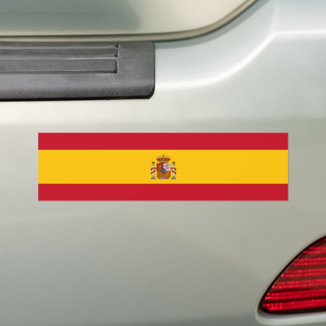 Pegatina Para Coche Bandera española (España) (en coche)