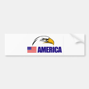 Pegatina Para Coche Bandera estadounidense