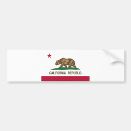 Pegatina Para Coche Bandera estatal de California