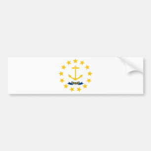 Pegatina Para Coche Bandera estatal de la isla de Rhode